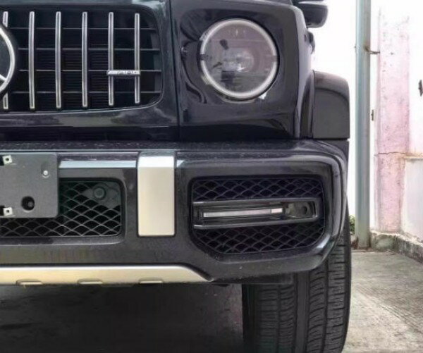 Rakuten - ベンツ G63 W464 フロントバンパー デイタイムランニングライト カーボンファイバー グリル ガーニッシュ