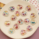 【30%OFF セール】 デコパーツ カボション アクセサリー パーツ マルチカラー シェル 2個 DIY ハンドメイド 問屋 安い [A-00232/A006...