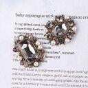 【30%OFF セール】 デコパーツ カボション アクセサリー パーツ レトロ ゴージャス パール フラワー 2種類×各1個 DIY ハンドメイド 問屋 安い ...
