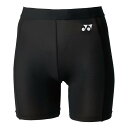 <ネコポス発送 送料無料> Yonex(ヨネックス) ハーフスパッツ(レディース) STBF2502 ボディケア ブラック 13SS