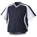 <限定クーポン発行中 6/4 20時〜 楽天スーパーセール> ZETT(ゼット) 半袖Vネックジャンパー BOV300H 野球 ウインドウェア 13FW