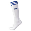 <限定クーポン発行中 5/16 01:59まで お買い物マラソン> ZETT(ゼット) ソフトボール機能用パイルソックス BK1370MA 野球 ホワイト/Rブ...