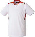 ZETT(ゼット) BOT741J 1164 野球 ジュニア用 ベースボールTシャツ ベースボールシャツ ホワイト/レッド 22SS
