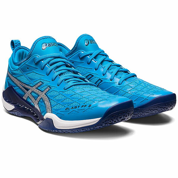 ＜8000円以上で使えるクーポン発行中 お買物マラソン＞ asics（アシックス）　1073A052 400　ハンドボール　シューズ　インドア用　BLAST FF 2 ブラスト FF 2　23SS＜今ならナンバーシールプレゼント中！＞