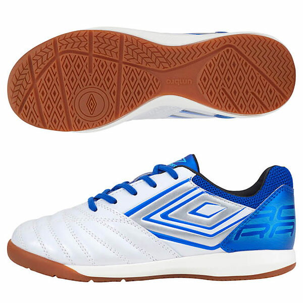 ＜ 限定クーポン発行中 お買い物マラソン 5/16 01:59まで ＞ UMBRO（アンブロ）　UU4VJB02WB　ジュニア　フットサル　シューズ インドア用 アクセレイター TR JR WIDE IN　23SS＜今ならナンバーシールプレゼント中！＞