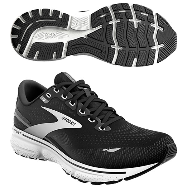 BROOKS（ブルックス）　BRM3933　BLK/W　ランニング　シューズ　Ghost15　ゴースト15 　23SS