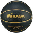 <限定クーポン発行中 5/23 20時〜 お買い物マラソン> ミカサ(MIKASA) B3JMRBKGL バスケットボール ボール 3号球 ブラック/ゴールド ...