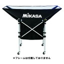 ミカサ(MIKASA) ACBB210BK バレーボール 携帯用折り畳み式ボールカゴ(舟型)用幕体のみ単品 ブラック 20SS