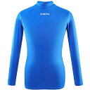 <限定クーポン発行中 7/26 01:59まで お買い物マラソン> フィンタ(FINTA) FTW7028 021 ブルー サッカー ジュニア ハイネック インナーシャツ 20SS