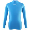 <限定クーポン発行中 7/26 01:59まで お買い物マラソン> フィンタ(FINTA) FTW7028 022 サックス サッカー ジュニア ハイネック インナーシャツ 20SS