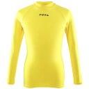 <限定クーポン発行中 7/26 01:59まで お買い物マラソン> フィンタ(FINTA) FTW7028 041 イエロー サッカー ジュニア ハイネック インナーシャツ 20SS