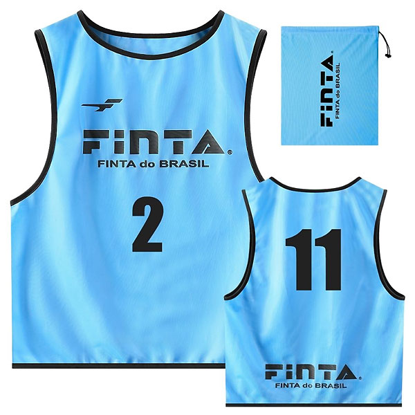フィンタ（FINTA）　FT6513　2200　サックス　サッカー　ビブス（10枚セット NO2-11付き）　20SS