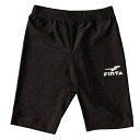 <受注生産品 納期約4週間 1着からOK> フィンタ(FINTA) FT6115 0500 ブラック サッカー ショートスパッツ 20SS