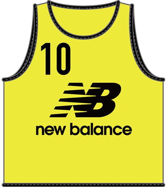 ニューバランス（new balance）　JMTF0505　HIL　サッカー　ビブス　10枚セット　番号入り（2-11番）　20SS