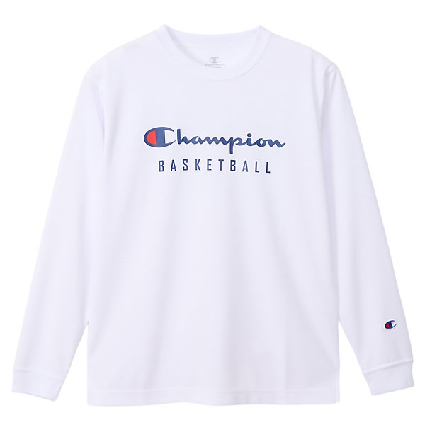 Champion（チャンピオン）　CKYB417 010　バスケットボール ジュニア ミニ ロングスリーブ Tシャツ　23FW