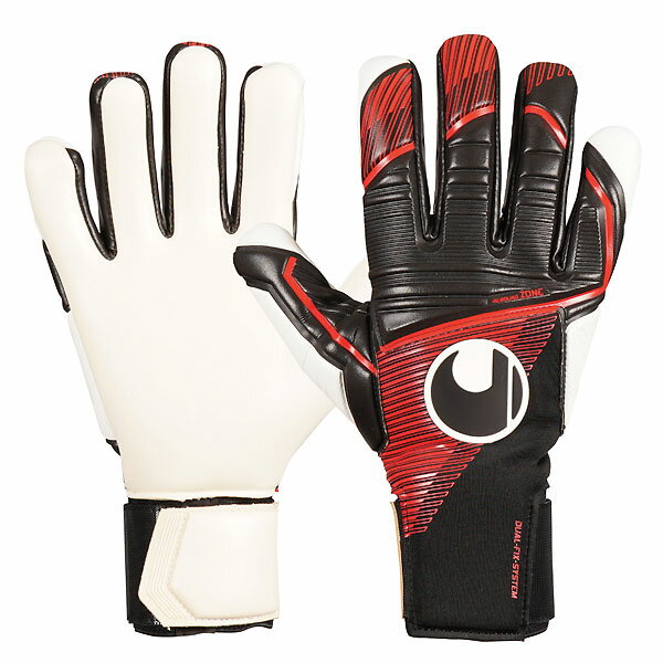 ＜ 限定クーポン発行中 お買い物マラソン 5/16 01:59まで ＞ uhlsport（ウールシュポルト）　1011307 01　サッカー　GKグローブ　パワーライン アブソルートグリップ ハーフネガティブ 23FW 1