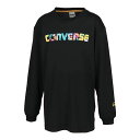 ＜エントリーでP最大15倍 2/23 1:59まで＞ CONVERSE（コンバース）　CB432356L 1952　バスケットボール ジュニア JR プリント ロングスリーブTシャツ　23FW