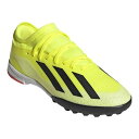 メーカー adidas（アディダス） カテゴリー サッカー 分類 トレーニングシューズ 商品名 adidas（アディダス）　IF0681　サッカー　ジュニア トレーニングシューズ X CRAZYFAST エックス クレイジーファスト LEAGUE TF J 24Q1 品番 ADJ-IF0681 カラー・仕様・サイズ カラー：IF0681（チームソーラーイエロー×コアブラック×フットウェアホワイト） 素材アッパー：合成繊維/合成樹脂ソール：ゴム底 対応グラウンド：ターフ・ショートパイル人工芝グラウンド 対象：ジュニア 商品説明 　 　 　 　 　 　 　 　 ※この商品のカラーは、 IF0681（チームソーラーイエロー×コアブラック×フットウェアホワイト） となります。