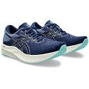 メーカー asics（アシックス） カテゴリー 陸上・ランニング 分類 シューズ 商品名 asics（アシックス）　1012B597 400　レディース　ランニング シューズ　EvoRide SPEED エヴォライド スピード 2 24SS 品番 AS-1012B597-400 カラー・仕様・サイズ カラー：400（Blue Expanse×Pure Silver） 素材アッパー：合成繊維/人工皮革/合成樹脂アウター：ゴム底インナーソール：合成樹脂（取り外し式） シューズ幅：STANDARD 対象：レディース 生産国：ベトナム製 商品説明 適度なクッション性と前への推進力を兼ね備えた軽量モデル。ミッドソール素材のFF BLASTは、優れた反発性を発揮します。また、3D SPACE CONSTRUCTIONを搭載し、着地時の適度なクッション性を追求しました。カーボンプレートを搭載していないアイテムであり、軽量かつ自分の足で進める感覚のあるシューズです。 　 　 　 　 　 　 　 　 ※この商品のカラーは、 400（Blue Expanse×Pure Silver） となります。