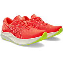 メーカー asics（アシックス） カテゴリー 陸上・ランニング 分類 シューズ 商品名 asics（アシックス）　1012B597 600　レディース　ランニング シューズ　EvoRide SPEED エヴォライド スピード 2 24SS 品番 AS-1012B597-600 カラー・仕様・サイズ カラー：600（Sunrise Red×White） 素材アッパー：合成繊維/人工皮革/合成樹脂アウター：ゴム底インナーソール：合成樹脂（取り外し式） シューズ幅：STANDARD 対象：レディース 生産国：ベトナム製 商品説明 適度なクッション性と前への推進力を兼ね備えた軽量モデル。ミッドソール素材のFF BLASTは、優れた反発性を発揮します。また、3D SPACE CONSTRUCTIONを搭載し、着地時の適度なクッション性を追求しました。カーボンプレートを搭載していないアイテムであり、軽量かつ自分の足で進める感覚のあるシューズです。 　 　 　 　 　 　 　 　 ※この商品のカラーは、 600（Sunrise Red×White） となります。