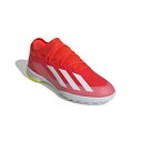 メーカー adidas（アディダス） カテゴリー サッカー 分類 トレーニングシューズ 商品名 adidas（アディダス）　IF0679　サッカー　ジュニア トレーニングシューズ KIDS X CRAZYFAST エックス クレイジーファスト LEAGUE TF 24Q2 品番 ADJ-IF0679 カラー・仕様・サイズ カラー：IF0679（ソーラーレッド/フットウェアホワイト/チームソーラーイエロー） アッパー：合成繊維/合成樹脂 アウトソール：ゴム底 対応グラウンド：ターフ・ショートパイル人工芝グラウンド 対象：ジュニア ENERGY CITRUS PACK 商品説明 人工芝・ターフに適した特殊なアウトソールを組み合わせたジュニア用シューズ。強度が必要なポイントを補強するためにコーティング加工を施したテキスタイルアッパーとフラットニットの履き口が足のホールド感を高める。 　 　 　 　 　 　 　 　 ※この商品のカラーは、 IF0679（ソーラーレッド/フットウェアホワイト/チームソーラーイエロー） となります。