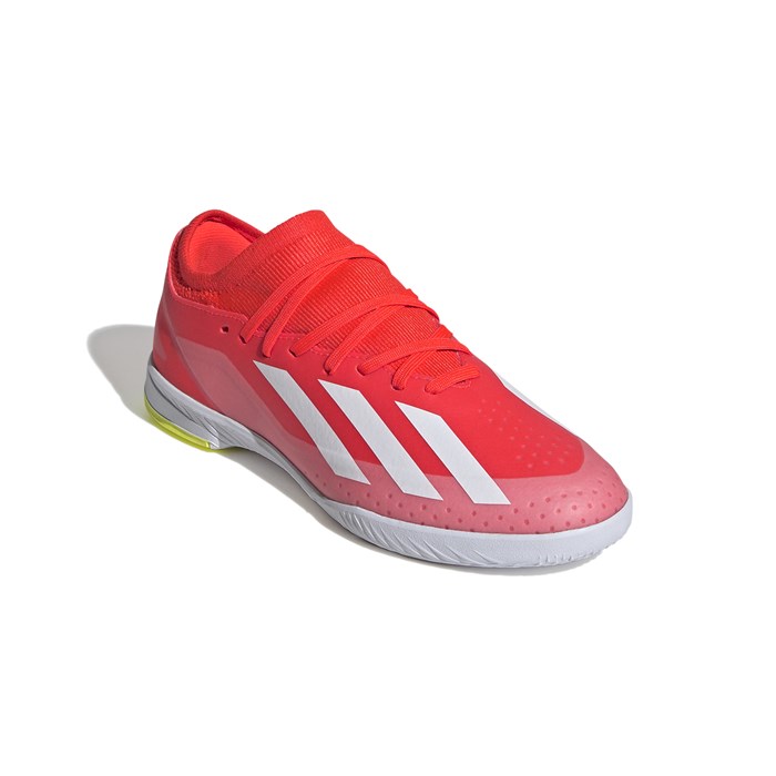 ＜ 限定クーポン発行中 お買い物マラソン 5/16 01:59まで ＞ adidas（アディダス）　IF0684　フットサルシューズ　ジュニア インドア用 KIDS X CRAZYFAST エックス クレイジーファスト LEAGUE IN 24Q2