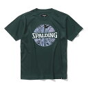スポルディング （SPALDING）　SJT24052 2700　バスケットボール　ジュニア ネオン トロピカル ボール プリント Tシャツ　24SS