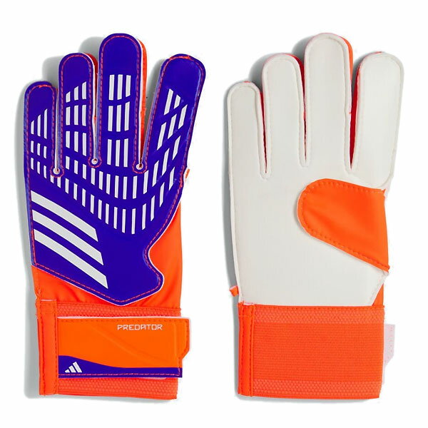 adidas（アディダス）　JTJ65 IX3872　サッカー　ジュニア プレデター トレーニング GKグローブ 24Q3
