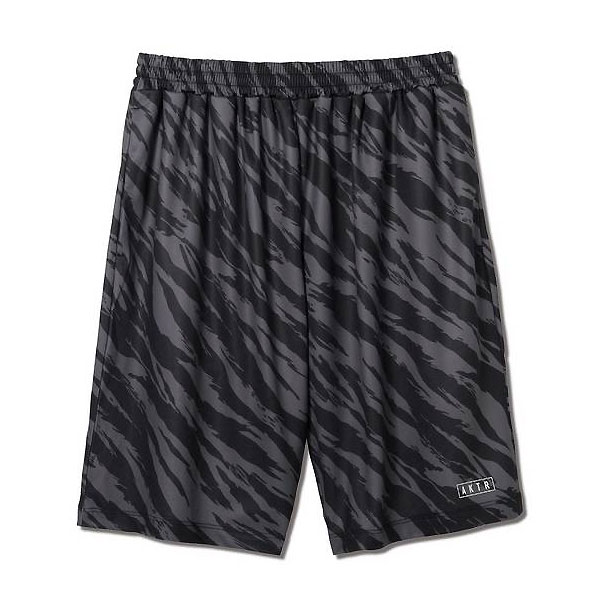 <限定クーポン発行中 5/27 01:59まで お買い物マラソン> <ネコポス発送 送料無料> AKTR(アクター) 224014002 BK バスケットボール プラクティスパンツ BEAST CAMO 8.5 INCH SHORTS 24FW