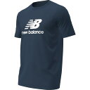 <ネコポス発送 送料無料> ニューバランス(new balance) MT41502 NNY マルチSP リラックス New Balance Stacked Logo ショートスリーブTシャツ 24SS(4)