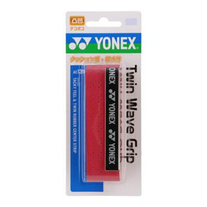 Yonex（ヨネックス） AC139 037 テニス アクセサリー ツインウェーブグリップ 1本入 ワインレッド 24FW