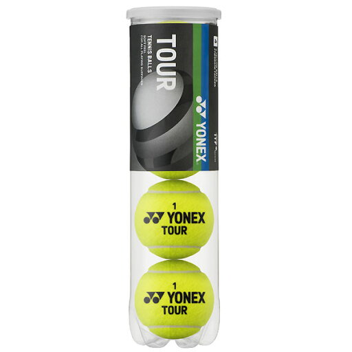 Yonex(ヨネックス) TBTUR4P 004 テニス ボール ツアー 4個入 24FW Yonex(ヨネックス) TBTUR4P 004 テニス ボール ツアー 4個入 24FW