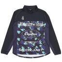 soccer junky(サッカージャンキー) SJ24D14 21 サッカー フットサル LALALA+8 ハーフZIP トレーニングトップ 24FW