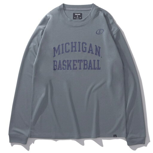 <限定クーポン発行中 5/16 01:59まで お買い物マラソン> <ネコポス発送 送料無料> SPALDING(スポルディング) SMT24126M 1800 バスケットボール ロングスリーブTシャツ ミシガン バスケットボール アーチロゴ 24FW <限定クーポン発行中 5/16 01:59まで お買い物マラソン> <ネコポス発送 送料無料> SPALDING(スポルディング) SMT24126M 1800 バスケットボール ロングスリーブTシャツ ミシガン バスケットボール アーチロゴ 24FW