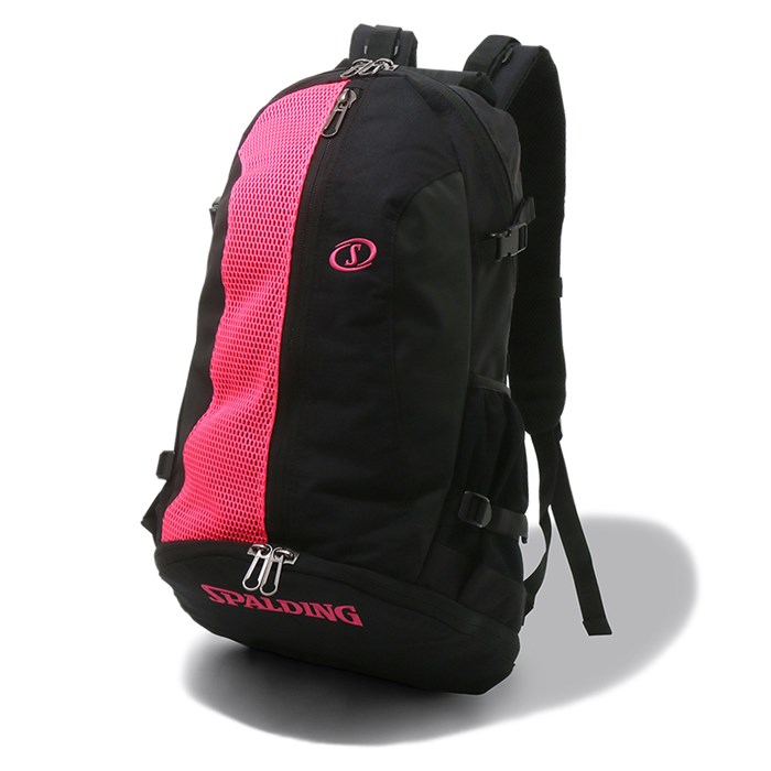 SPALDING（スポルディング）　40-017MG　バスケットボール　バック　ケイジャー ブリーズ ブラック×マゼンタ　24SS