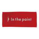 <ネコポス発送 送料無料> インザペイント(IN THE PAINT) ITP25304 RED バスケットボール SPORTS TOWEL スポーツタオル 25SS