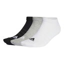 <限定クーポン発行中 7/26 01:59まで お買い物マラソン> adidas(アディダス) EBB61 IC1333 マルチSP クッション ローカット ソックス 3足組 25Q1