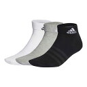 <限定クーポン発行中 7/26 01:59まで お買い物マラソン> adidas(アディダス) EBL54 IC1283 マルチSP 薄手 軽量 アンクルソックス 3足組 25Q1