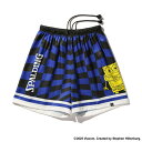 <限定クーポン発行中 7/26 01:59まで お買い物マラソン> <ネコポス発送 送料無料> SPALDING(スポルディング) SJP25064S 5810 バスケットボール プラパン ジュニア スポンジ・ボブ チェッカーフラッグ 布帛ショーツ 25SS