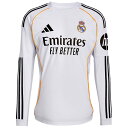 <ネコポス発送 送料無料> adidas(アディダス) KPD77 JN8884 サッカー レアル・マドリード 25/26 ホーム L/S レプリカ ユニフォーム 25Q3