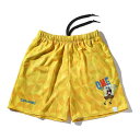 <ネコポス発送 送料無料> SPALDING(スポルディング) SJP25179S 7000 バスケットボール ジュニア スポンジ・ボブ フレーズ ショーツ 25FW