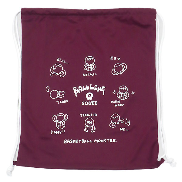 ＜ネコポス発送 送料無料＞ BALL LINE（ボールライン） BLBG139713 MRN バスケットボール アクセサリー ランドリーバッグ 25FW