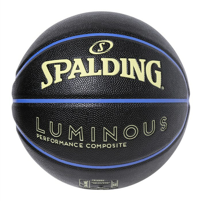 SPALDING（スポルディング） 78-053J バスケットボール ルミナス コンポジット ブラック×レモン×バイオレット 5号球 25FW