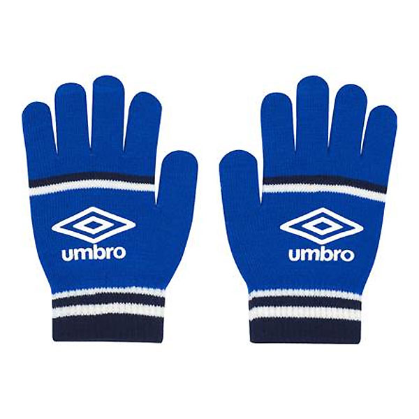 ＜ネコポス発送 送料無料＞ UMBRO（アンブロ）　UUDYJD55 BLNV　サッカ−　ジュニア ニットグローブ　25FW