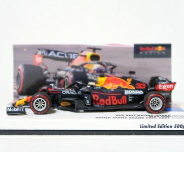 MINICHAMPS 1/43 RB-16B 21USA GP 初優勝 ユーロスポーツ別注 ミニチャンプス社製 1/43スケール レッドブルホンダRB16B フェルスタッペン 2021年アメリカGP 初優勝
