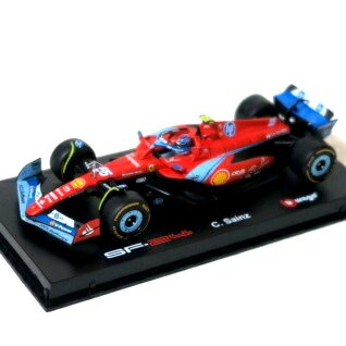 Other - burago（ブラゴ） 1/43 フェラーリ SF-24 マイアミGP 2024 No.55 C.サインツ Jr. ドライバー付 クリアケース