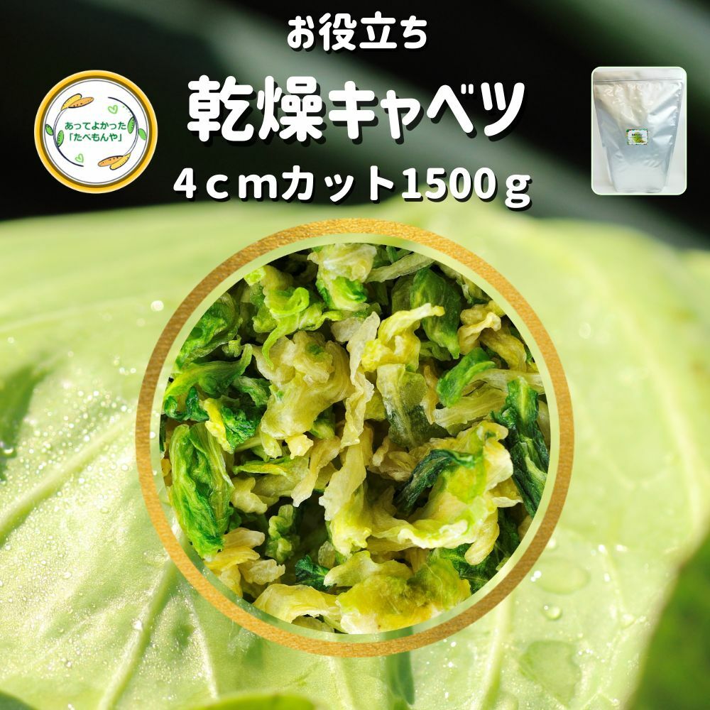 ＼先着限定クーポン配布！／ 乾燥野菜 乾燥きゃべつ Lサイズ品 4cmカット 1.5Kg 契約栽培  ...