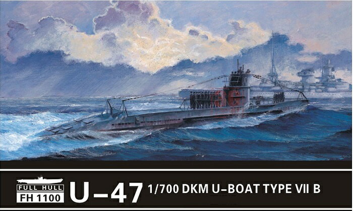 ե饤ۡǥ 1/700 ɥĳ U ܡ TypeVIIB U-47 2 FLYFH1100 ץǥ