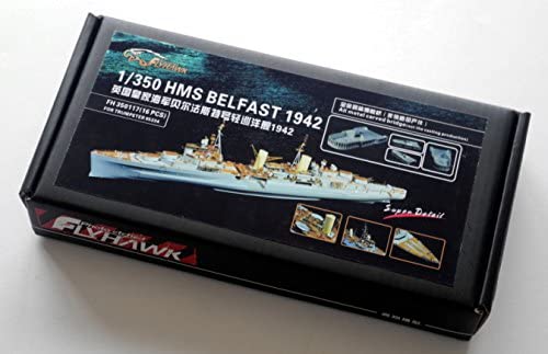 フライホークモデル 1/350 イギリス海軍軽巡洋艦 HMS ベルファスト スーパーディティールセット(トランペッター用)