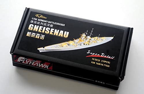 フライホークモデル 1/700 ドイツ海軍 巡洋戦艦 グナイゼナウ スーパーディテール (タミヤ77520用)